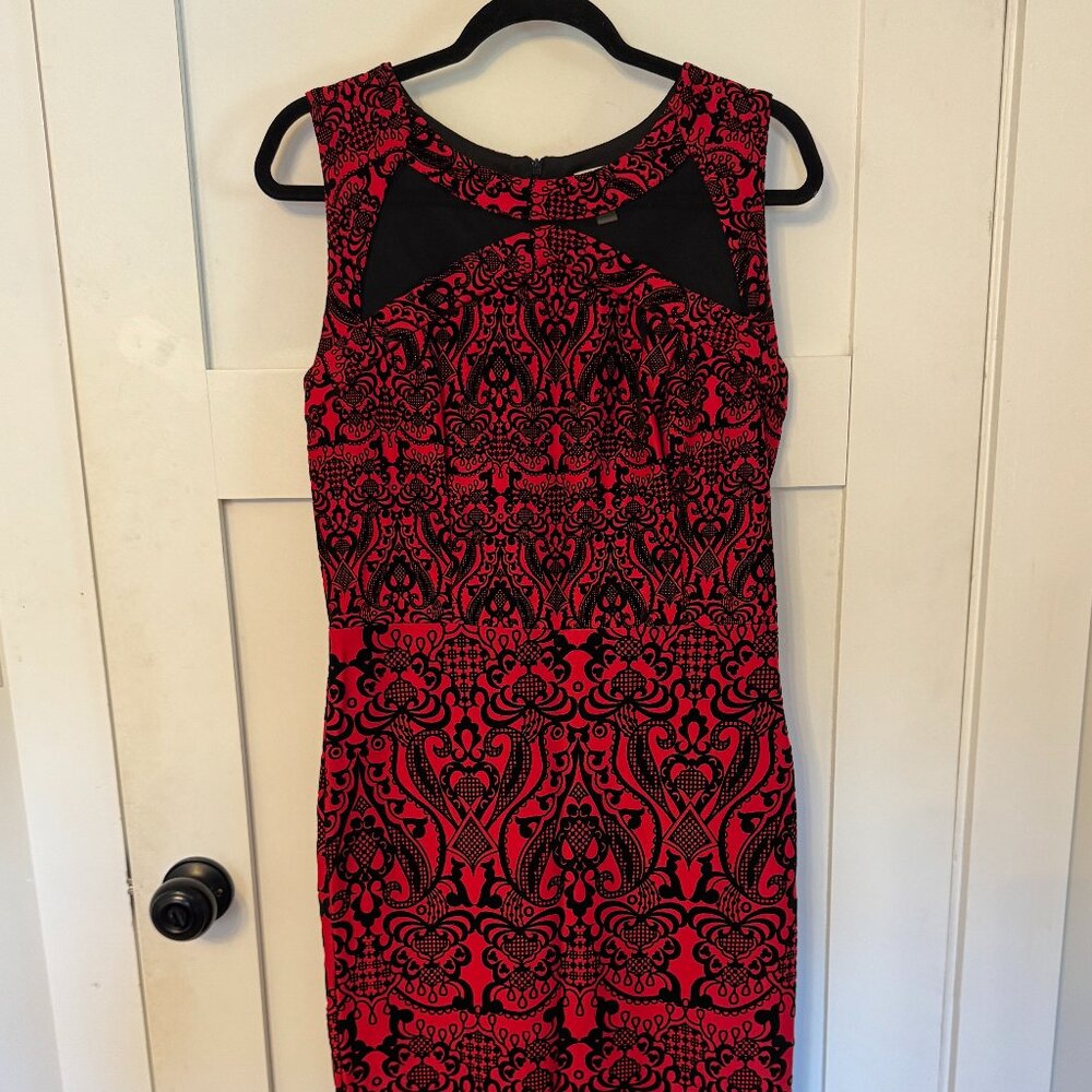 Black and Red Dress